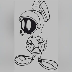 Warner Bros. Marvin the Martian Graphic Tee - Black